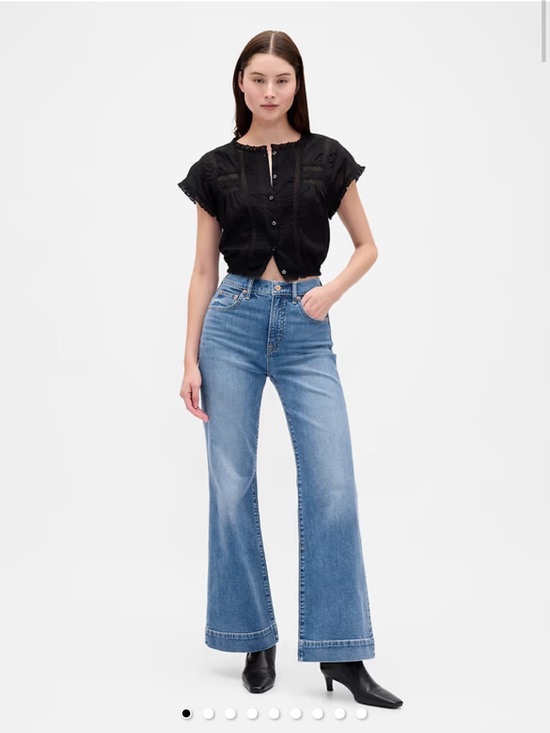 GAP Denim - Gap High-Rise Relaxed Flare Jeans